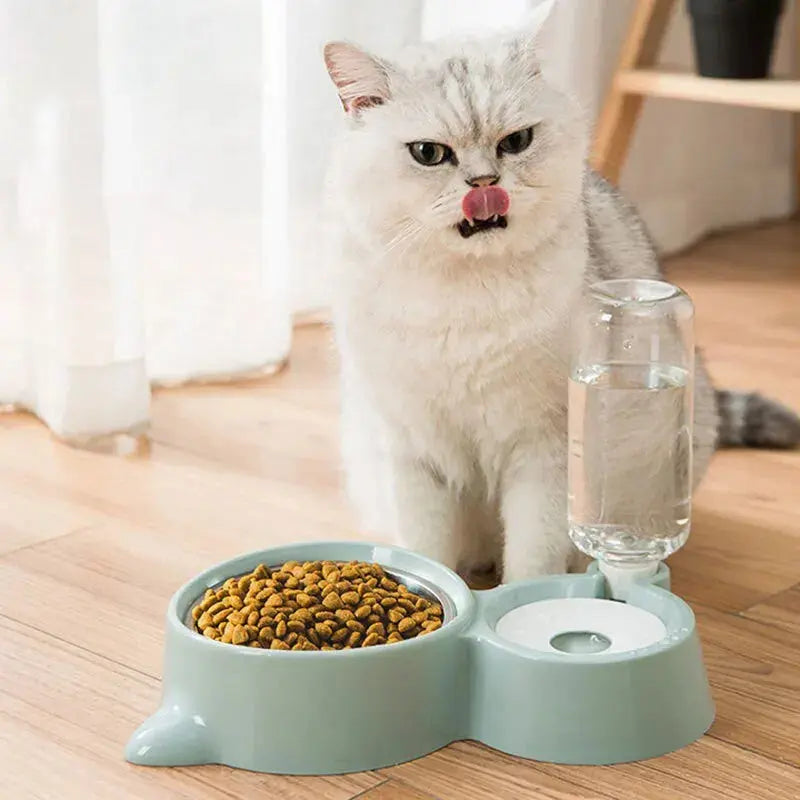 AutoPet Feeder & Water Dispenser - Cat Steam Brush