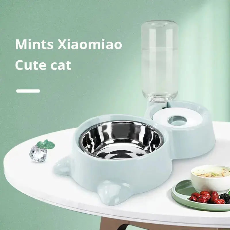 AutoPet Feeder & Water Dispenser - Cat Steam Brush