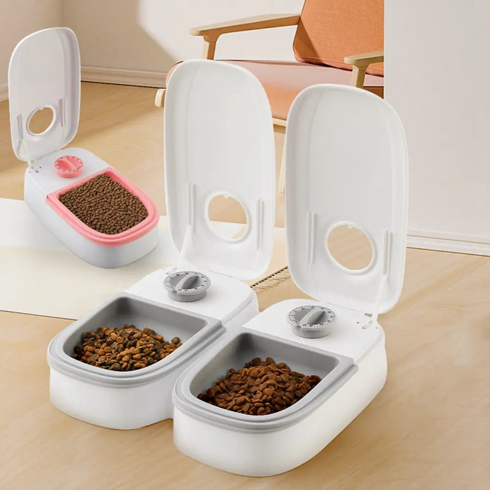 Automatic Food Bowl for Cats and Dog™ - Cat Steam Brush