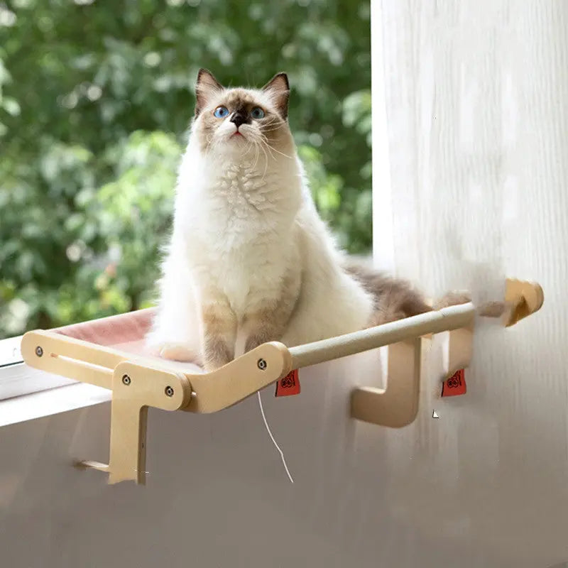 Cat Hanging Bed & Window - Cat Steam Brush