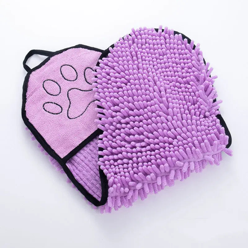 PawDry - Quick-Dry Microfiber Pet Towel - Cat Steam Brush