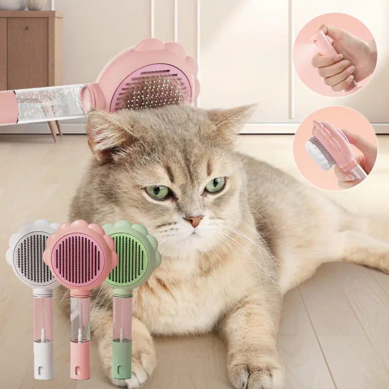 Pet Grooming Comb Spray - Cat Steam Brush