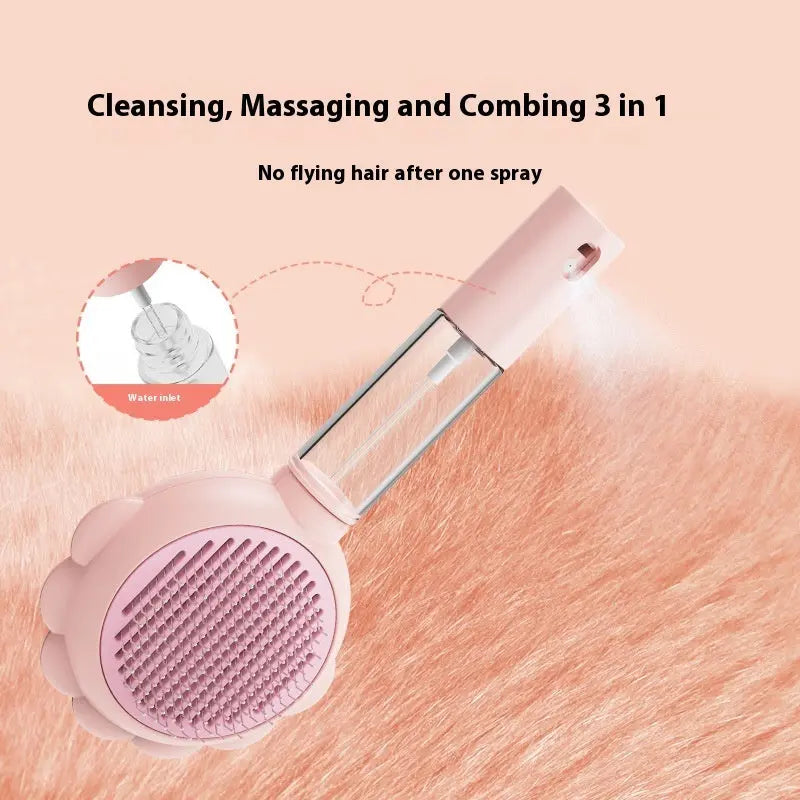 Pet Grooming Comb Spray - Cat Steam Brush