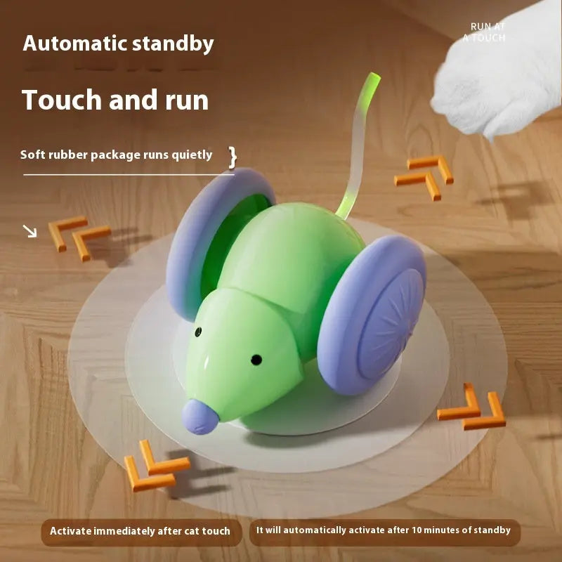 SmartChase Mouse - Cat Steam Brush
