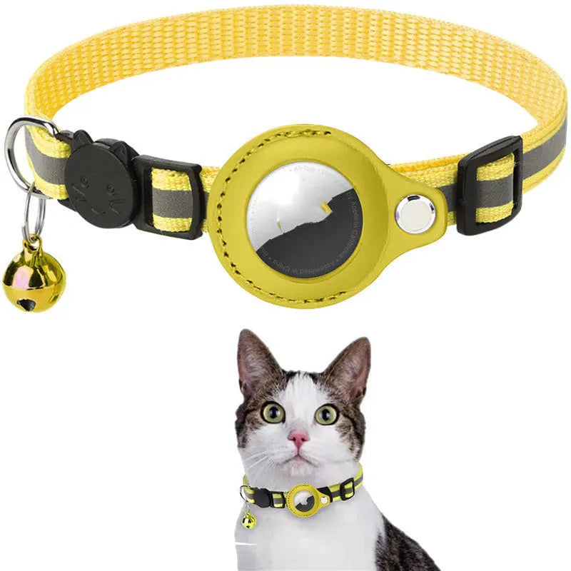 Waterproof AirTag Collar - Cat Steam Brush