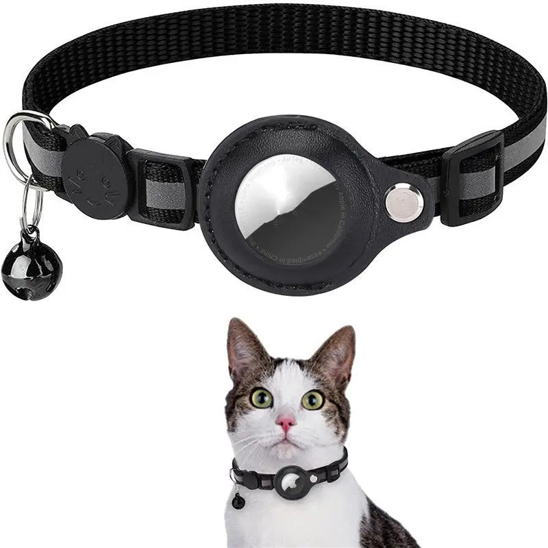 Waterproof AirTag Collar - Cat Steam Brush