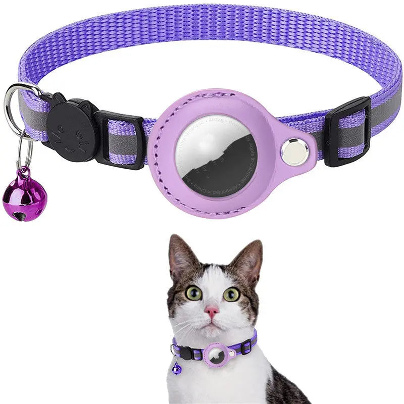 Waterproof AirTag Collar - Cat Steam Brush