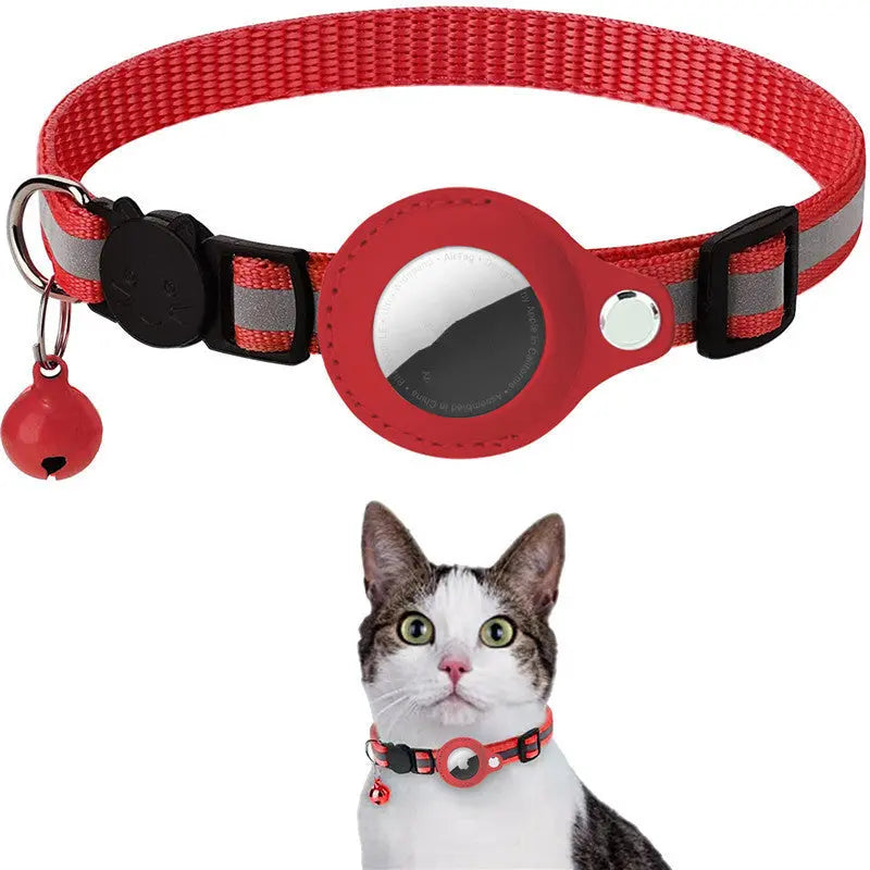 Waterproof AirTag Collar - Cat Steam Brush